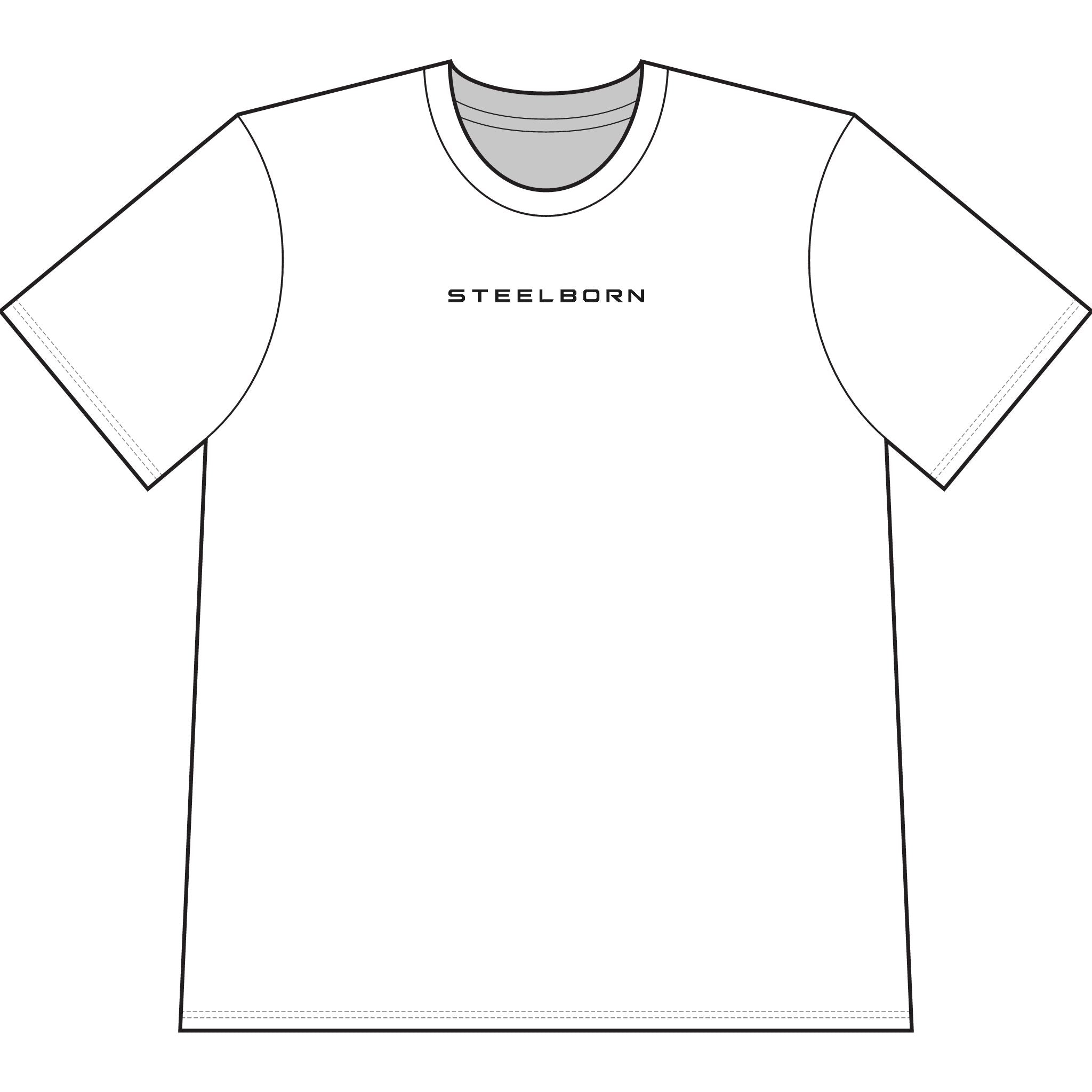 The Forged Tee — Steelborn Minimal Logo T‑Shirt