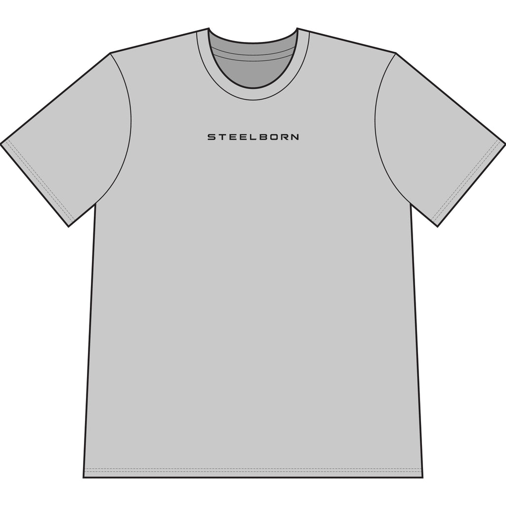 The Forged Tee — Steelborn Minimal Logo T‑Shirt