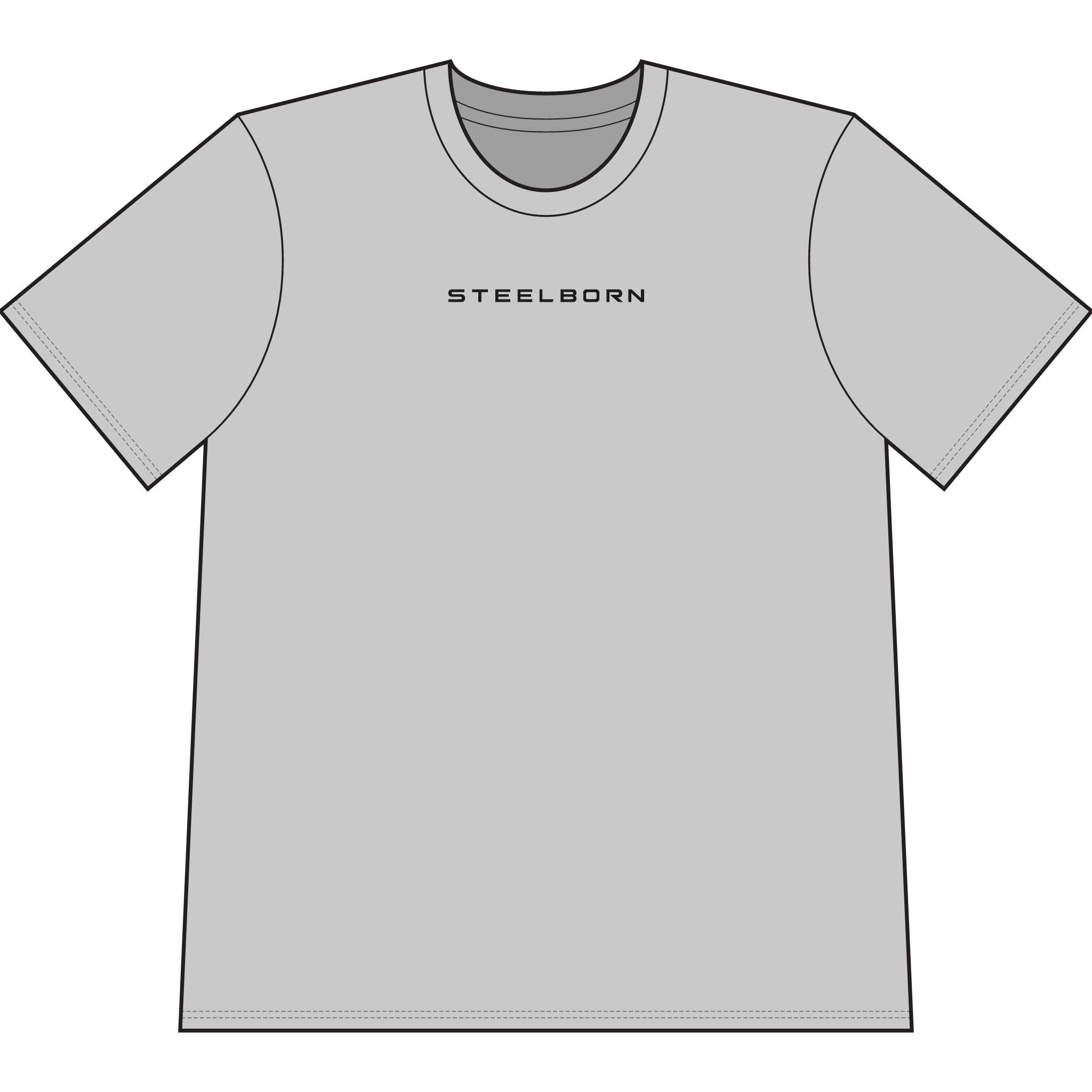 The Forged Tee — Steelborn Minimal Logo T‑Shirt