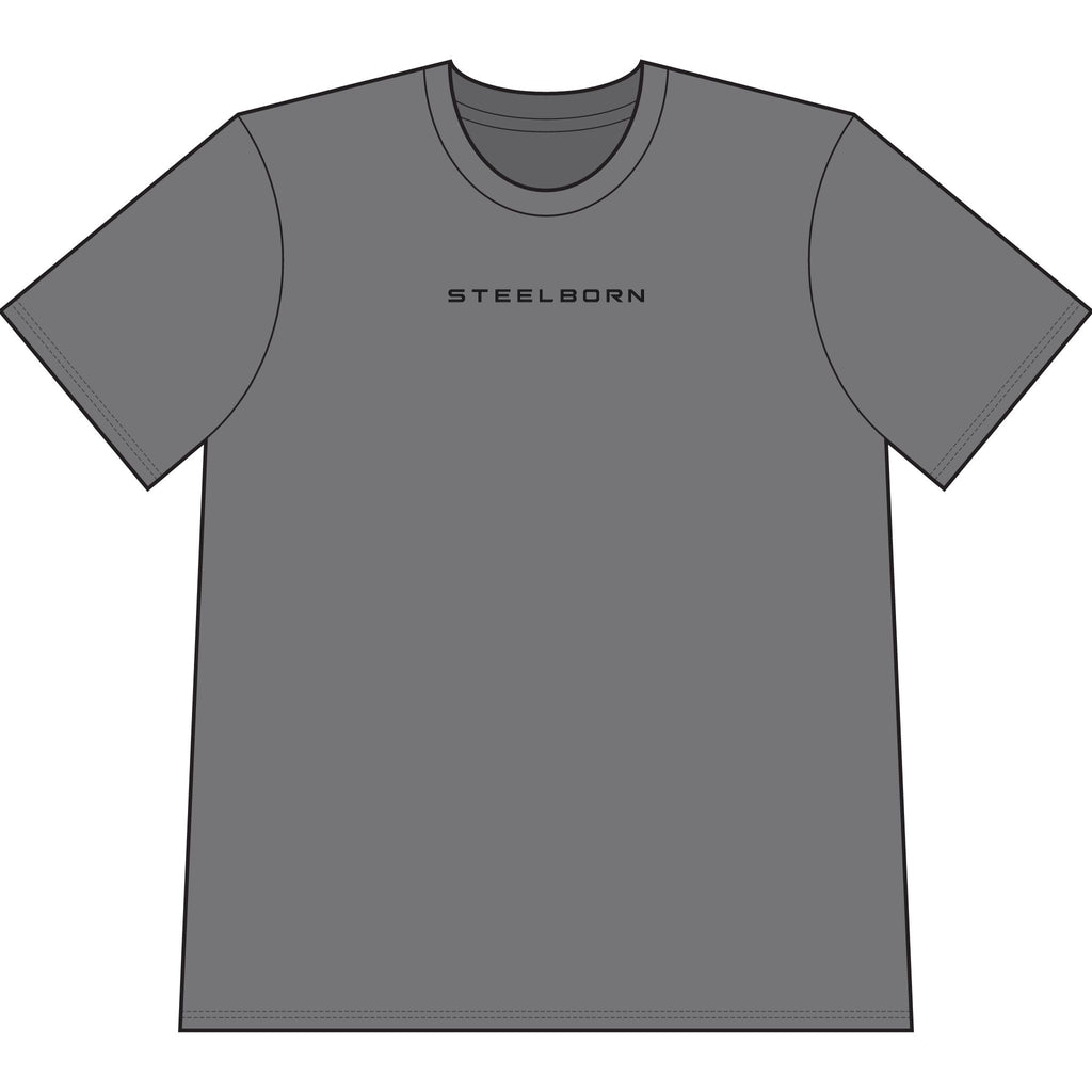 The Forged Tee — Steelborn Minimal Logo T‑Shirt