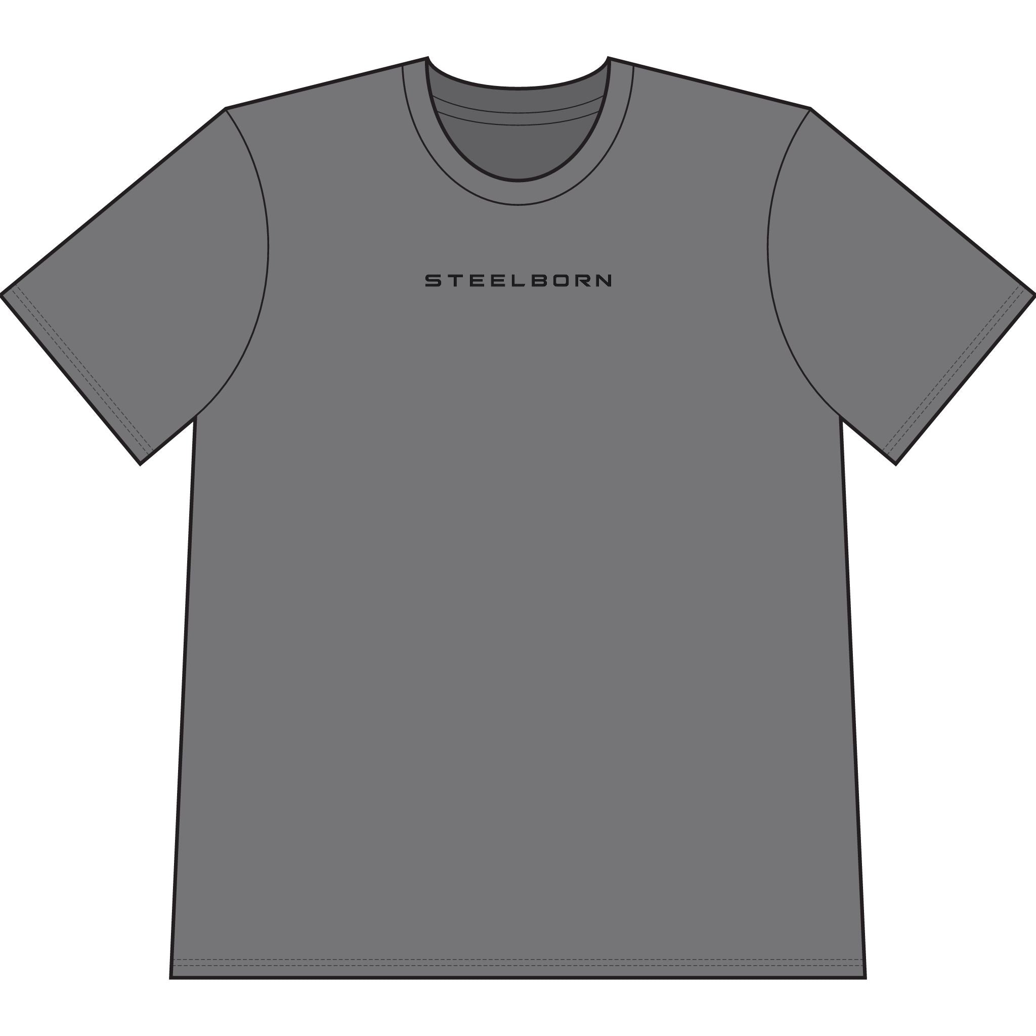 The Forged Tee — Steelborn Minimal Logo T‑Shirt