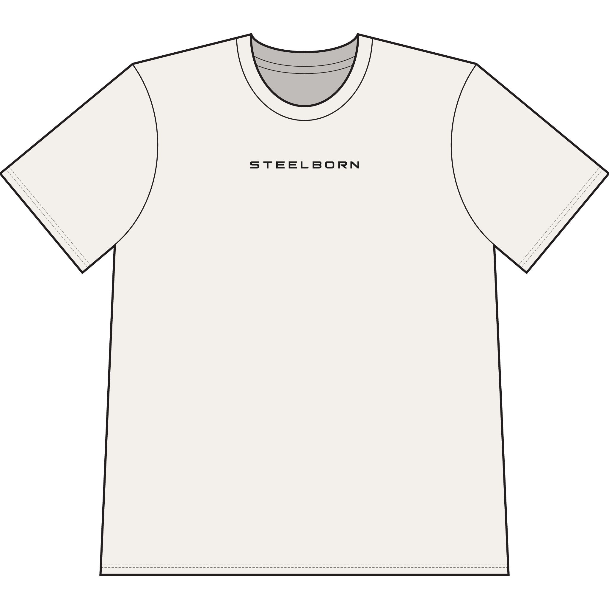 The Forged Tee — Steelborn Minimal Logo T‑Shirt