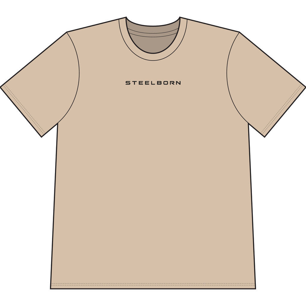 The Forged Tee — Steelborn Minimal Logo T‑Shirt