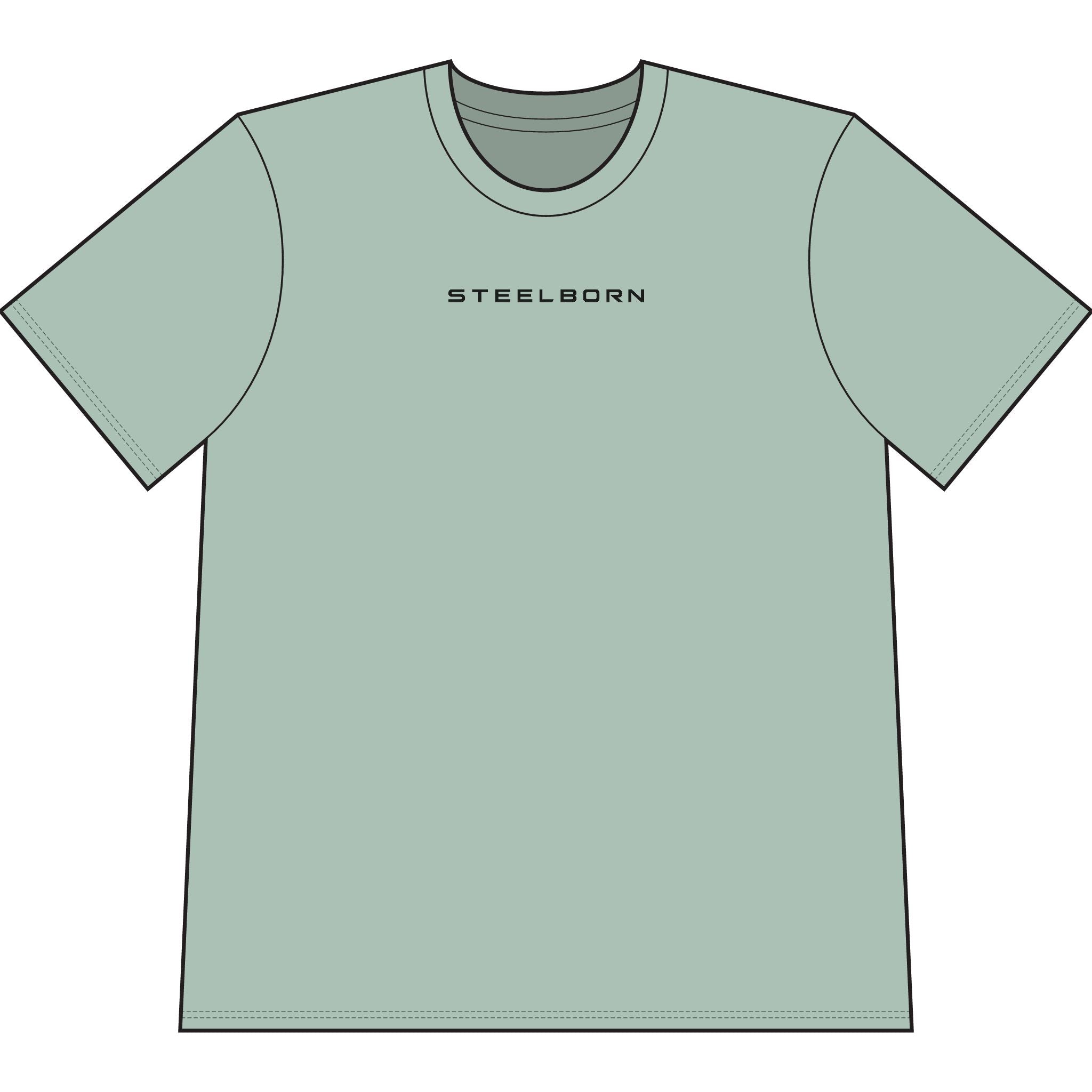 The Forged Tee — Steelborn Minimal Logo T‑Shirt